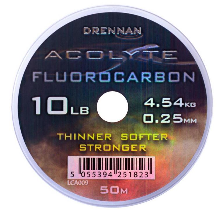 DRENNAN ACOLYTE FLUOROCARBON 10LB 0.25  (E-2-71)