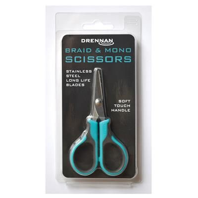 DRENNAN Braid  y  Mono Scissors Aqua  (B-2-38)