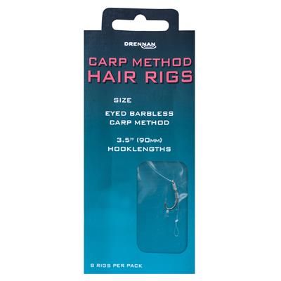 DRENNAN Carp Method Hair Rigs  18 to 6  (C-4-9)