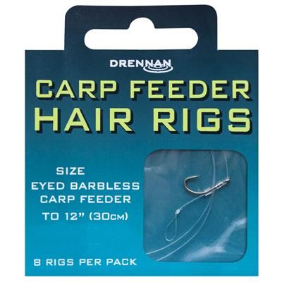 DRENNAN Carp Feeder Hair Rigs  8 to 8  (C-4-54)