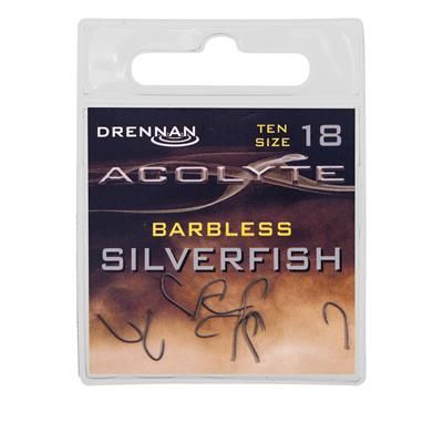 DRENNAN Acolyte PTFE Silverfish Barbless 18  (B-1-24)