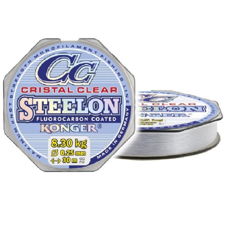 STEELON CRISTAL CLEAR FLUOROCARBON COATED 0.50mm/150 MT