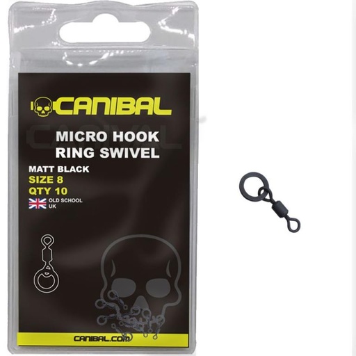 CANIBAL Micro Hook Ring Swivel N 20 10 UND  (E-1-103)
