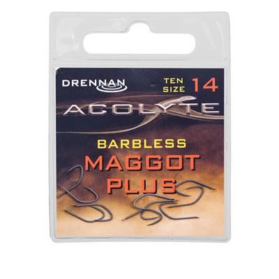 DRENNAN Acolyte PTFE Maggot Plus Barbless 14  (B-1-32)