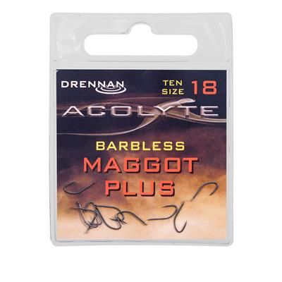 DRENNAN Acolyte PTFE Maggot Plus Barbless 18  (B-1-34)