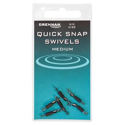 DRENNAN DIL Quick Snap Swivels Size 12  (A-1-50)