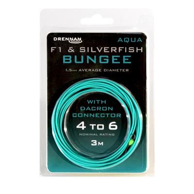 DRENNAN F1+S Fish Bungee 4to6  AQUA  (B-2-24)