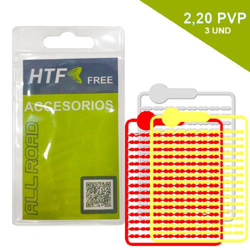 HTF FREE STOP AMARILLO , TRANS Y ROJO 3 UND  (I-2-29)