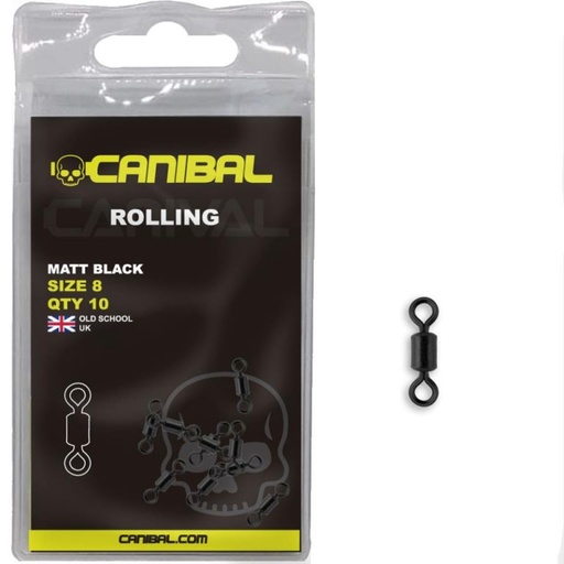 [CN23AC11] CANIBAL Rolling Swivels 10 UND  (E-1-105)