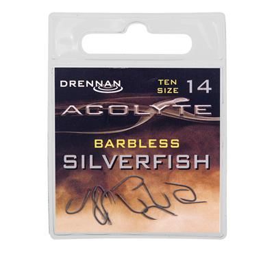 [HSA0414] DRENNAN Acolyte PTFE Silverfish Barbless 14  (B-1-22)