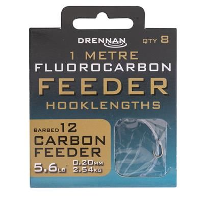 [HNFFCFDM12] DRENNAN FLUOROCARBON 1MT FEEDER CARBON FEEDER 12  (C-4-77)