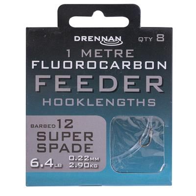 [HNFFSSPM12] DRENNAN FLUOROCARBON 1MT FEEDER SUPER SPADE 12  (C-4-71)