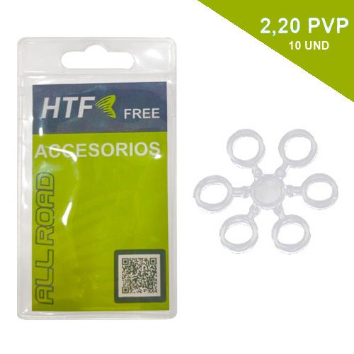 [HTFF2206] HTF FREE BANDAS PARA CEBO 10 MM 12 UND  (I-2-52)