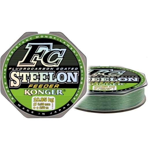 [237150022] KONGER STEELON FC FEEDER 0.22mm/150m