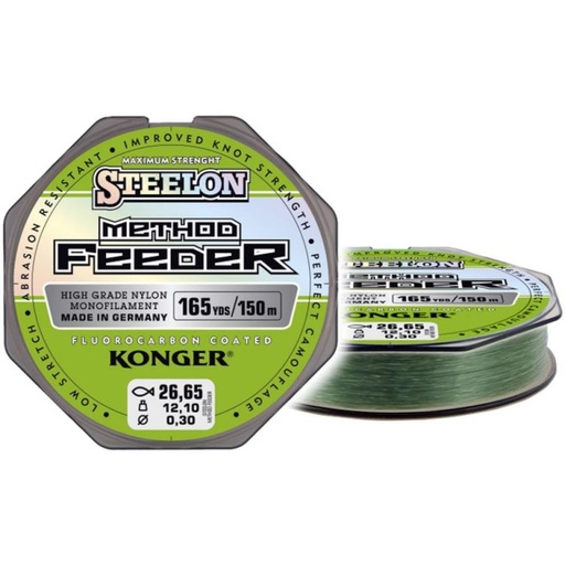 [257150020] KONGER STEELON METHOD FEEDER FC COATED 0,20mm/150 