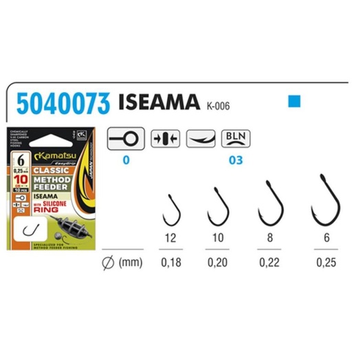 [504007308] M.F. RIG CLASSIC ISEAMA 8 BLN R/10cm/0,22mm WITH S