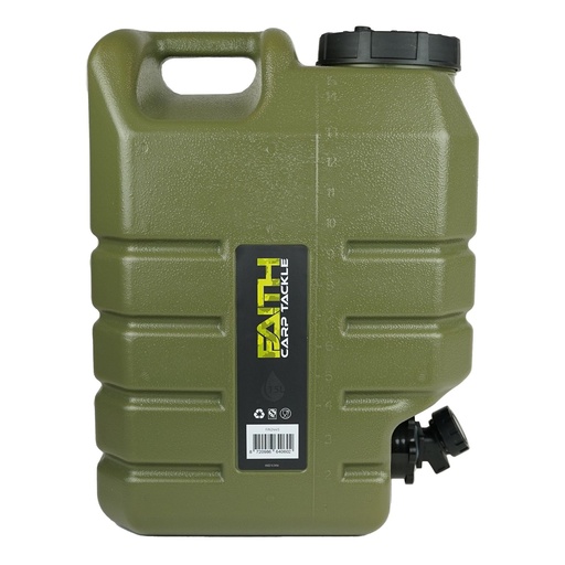 [FAI2445] Faith | Jerrycan | 15 Ltr  | 28x18x37,5cm | Polyetheen Groen